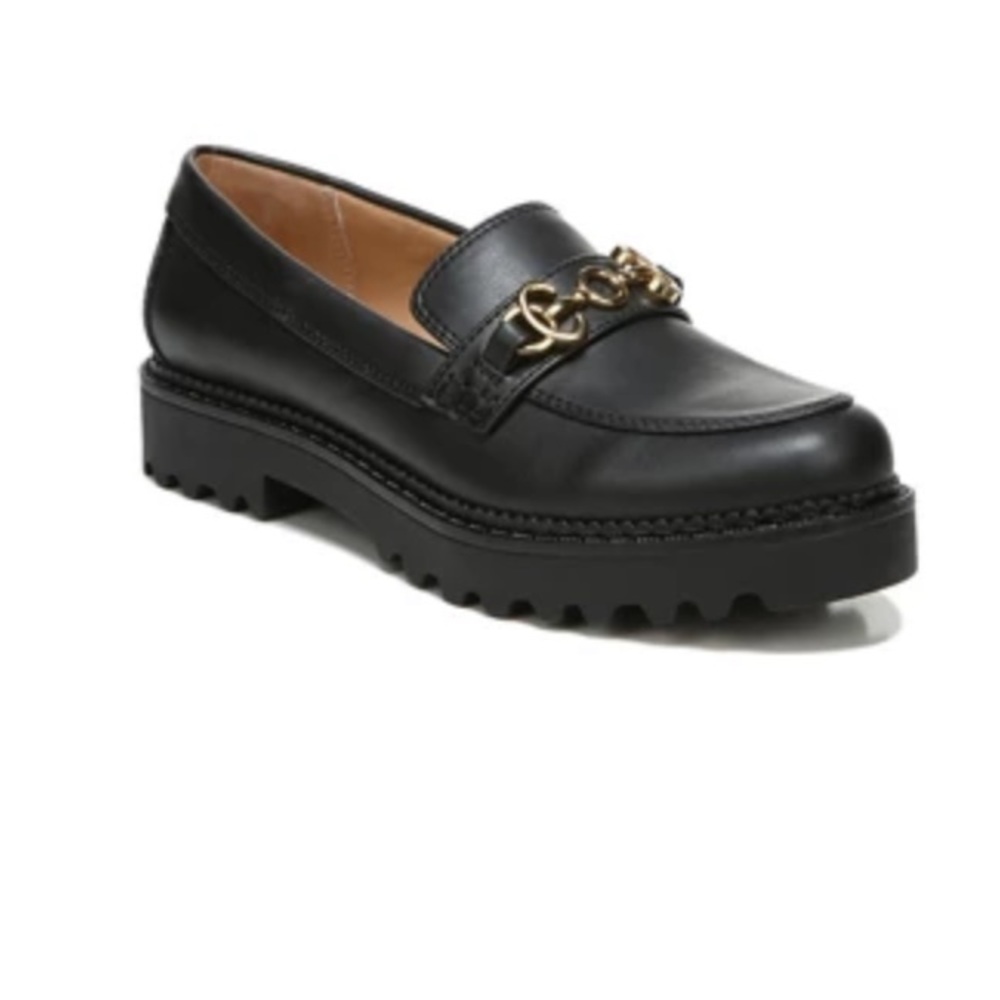 Chunky Black Loafer